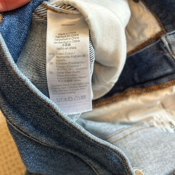 10” high rise skinny jean medium rinse - Picture 4 of 5